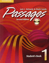 PASSAGES STUDENT'S BOOK 1 WITH AUDIO CD/CD-ROM 2ND EDITION