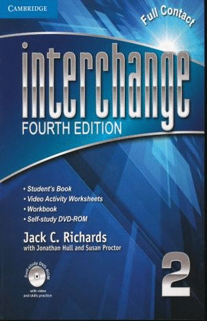 INTERCHANGE LEVEL 2 FULL CONTACT WITH SELF-STUDY DVD-ROM 4TH EDITION