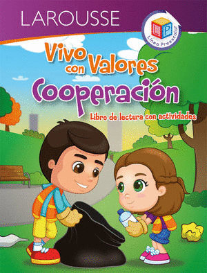 VIVO CON VALORES COOPERACION. LIBRO DE LECTURAS CON ACTIVIDADES. PREESCOLA
