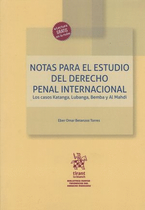 NOTAS PARA EL ESTUDIO DEL DERECHO PENAL INTERNACIONAL.